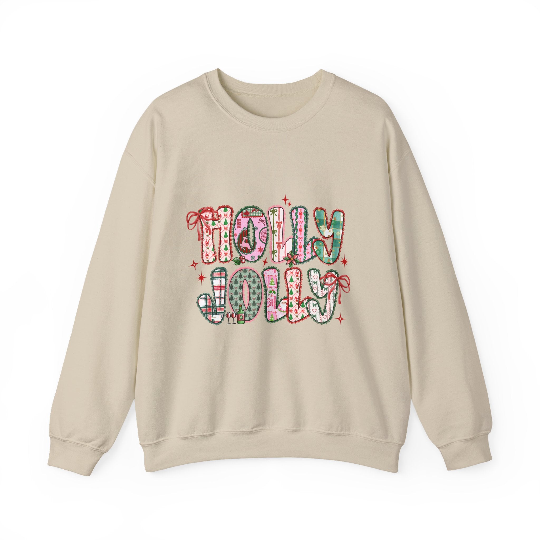 Holiday Cheer Crewneck Sweatshirt, Cozy Sweatshirt, Winter Gift, Christmas Apparel, Unisex Holiday Clothing
