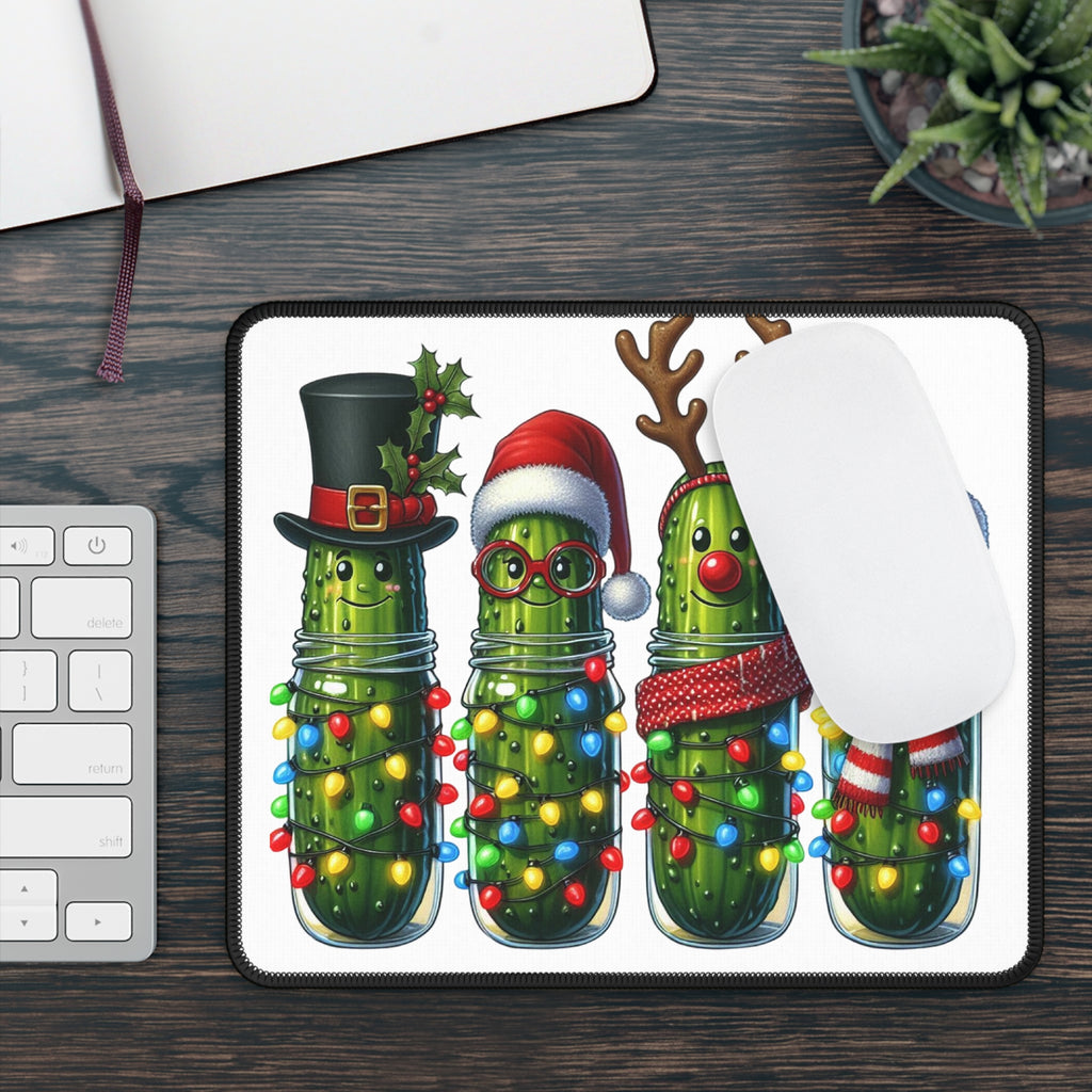 Christmas Pickle Tree Gaming Mouse Pad