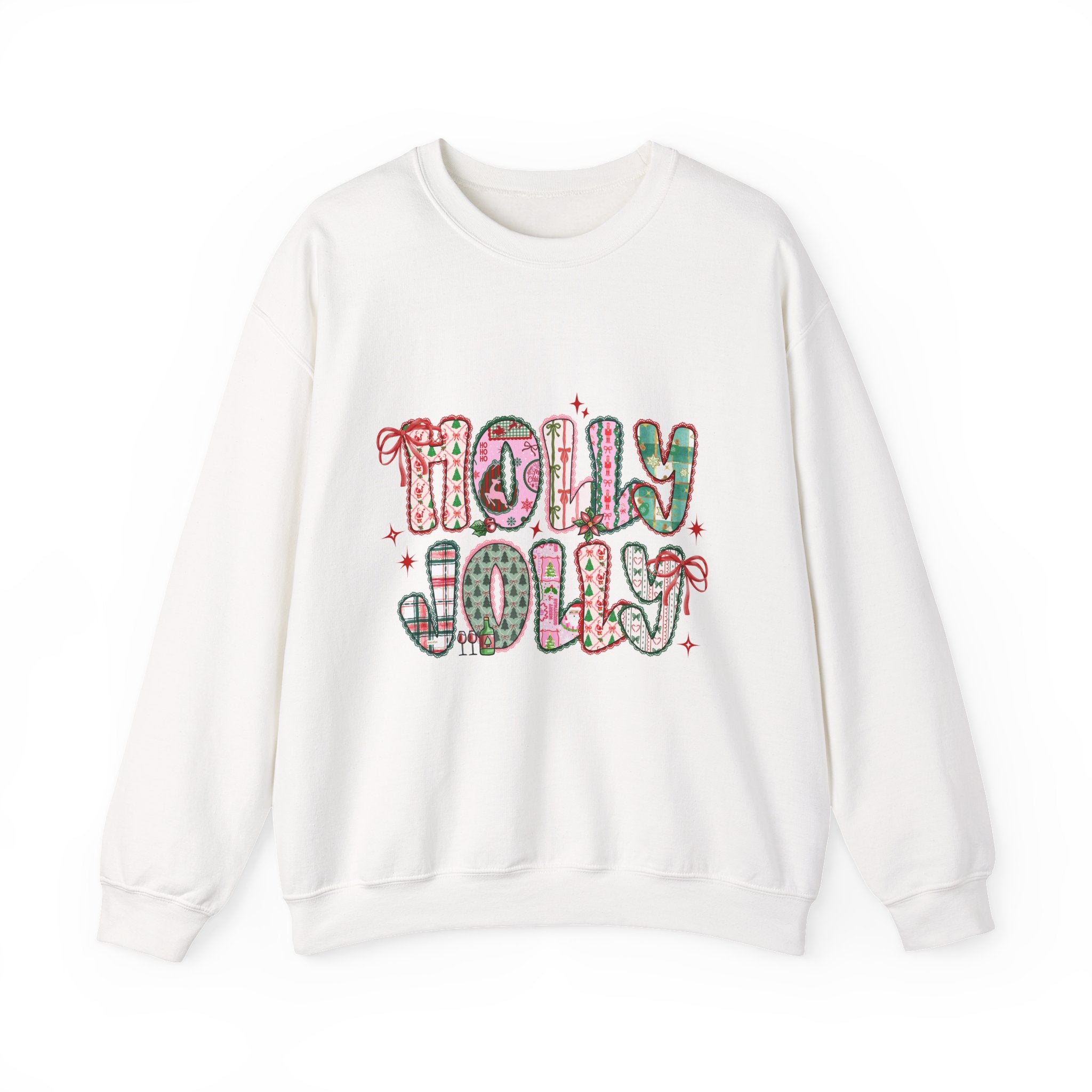 Holiday Cheer Crewneck Sweatshirt, Cozy Sweatshirt, Winter Gift, Christmas Apparel, Unisex Holiday Clothing
