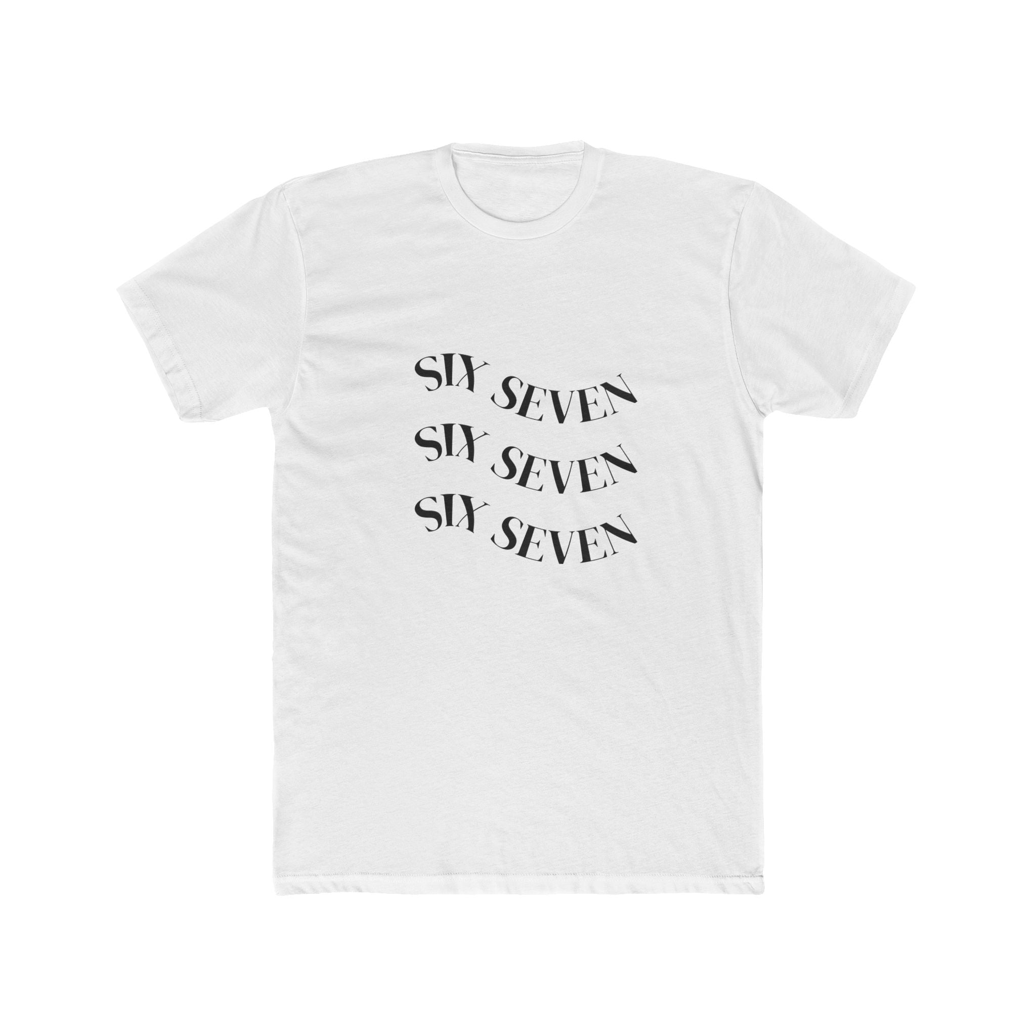 Trendy Unisex Cotton Crew Tee with 'Sly Seven' Design, Graphic Tee, Casual Wear, Gift for Friends, Birthday Apparel